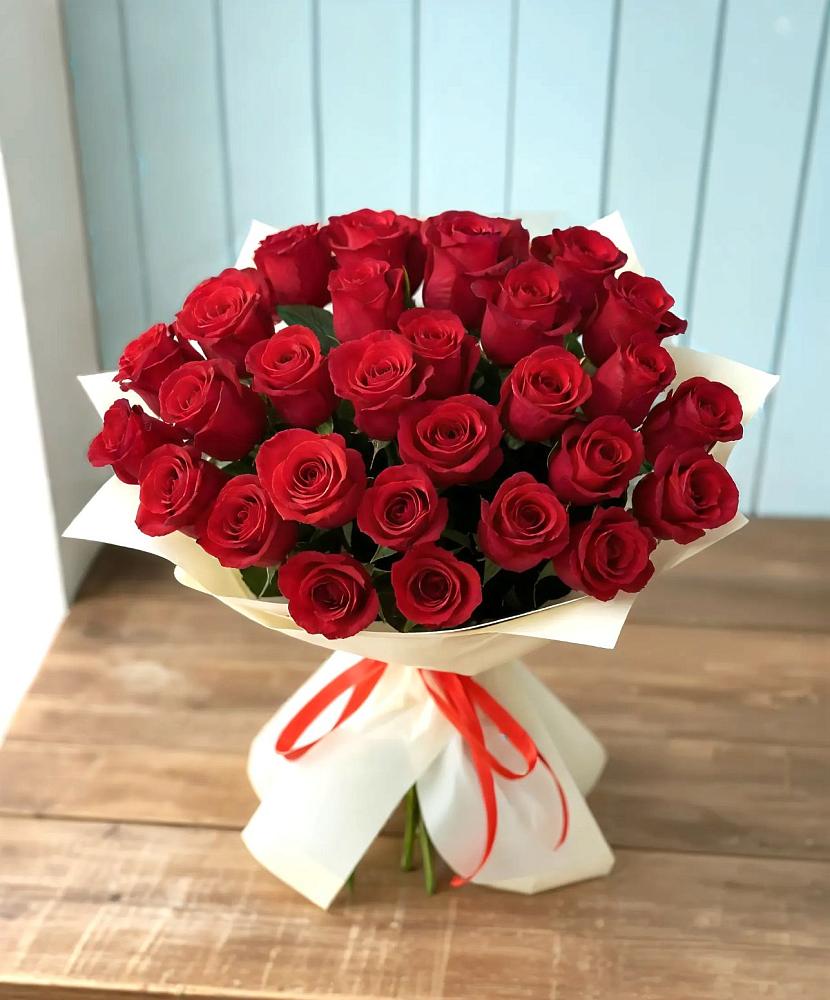 Букет 29 Красных роз в Алупке
