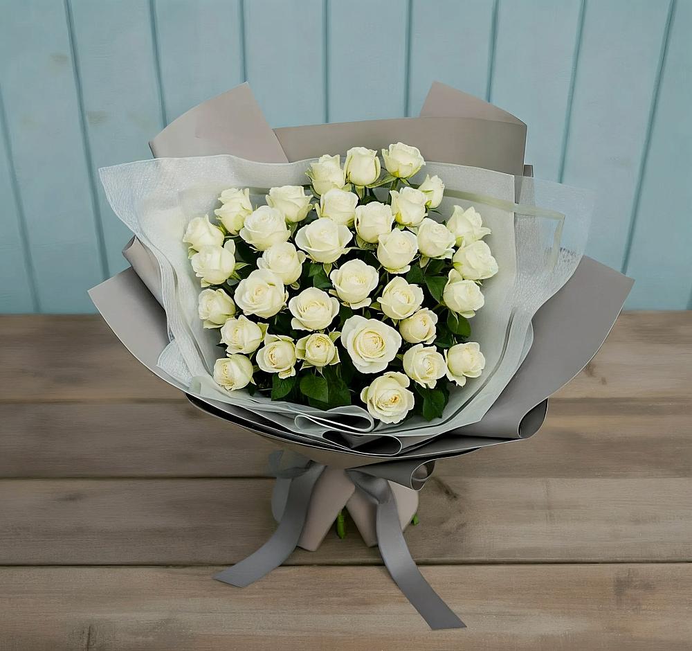 Букет Белоснежная нежность в Алупке