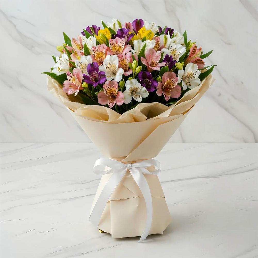 Букет цветов из: Альстромерии в Алупке