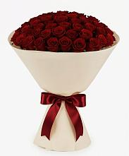 Букет 101 Бордовая роза Блэк Бакарра в Алупке