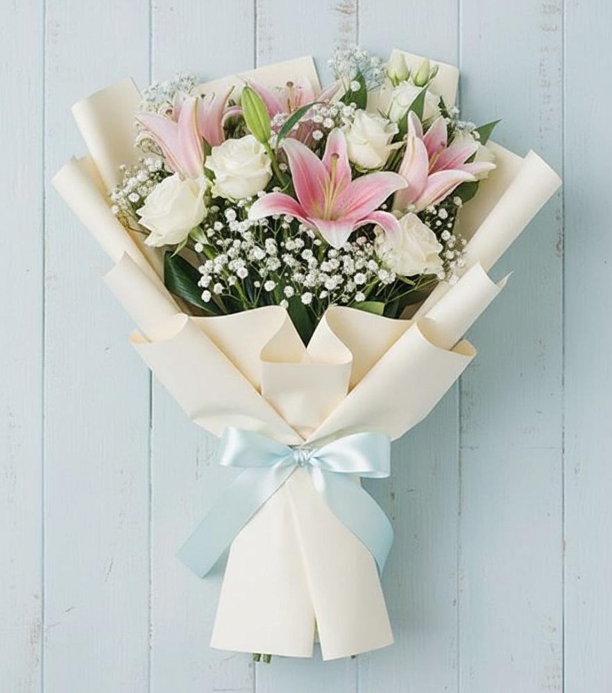 Букет цветов из: Лилии в Алупке