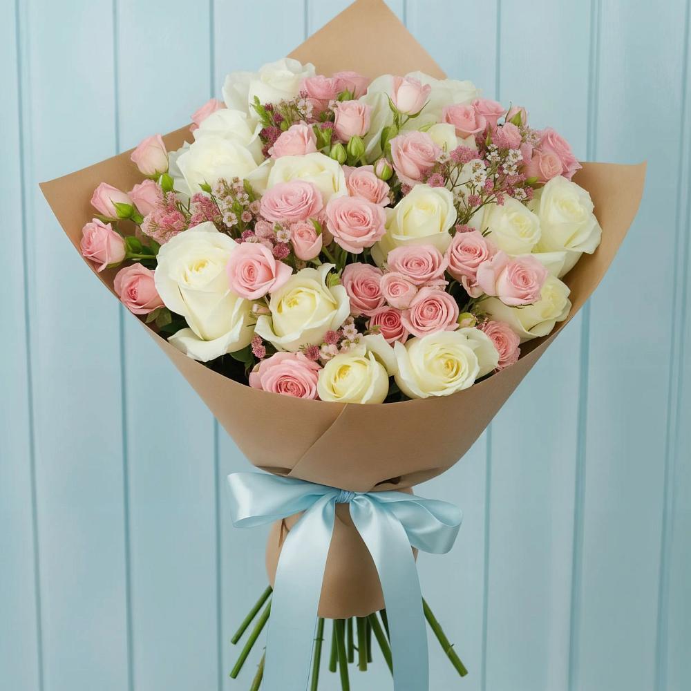 Букет цветов из: Розы в Алупке