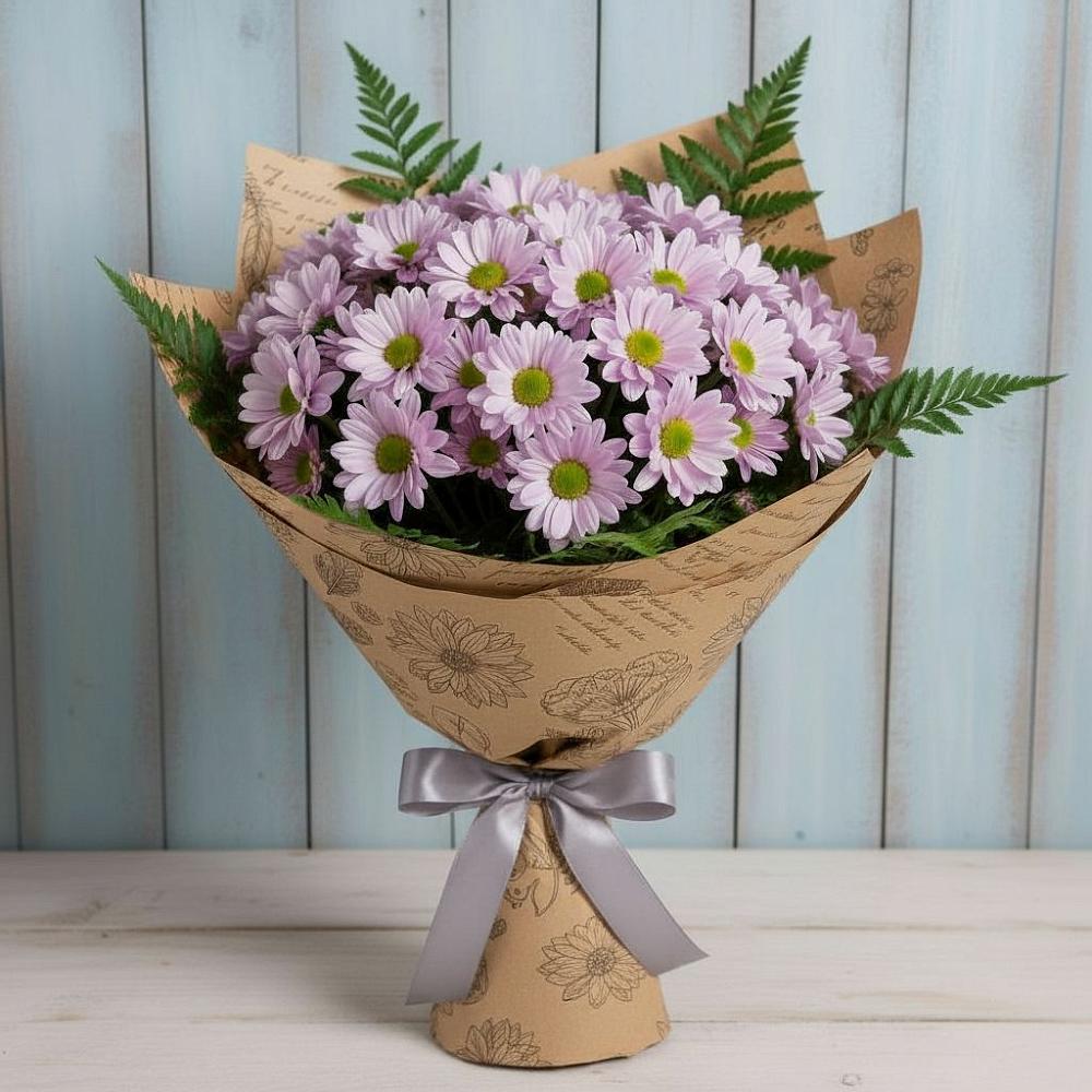 Букет цветов из: Хризантемы в Алупке