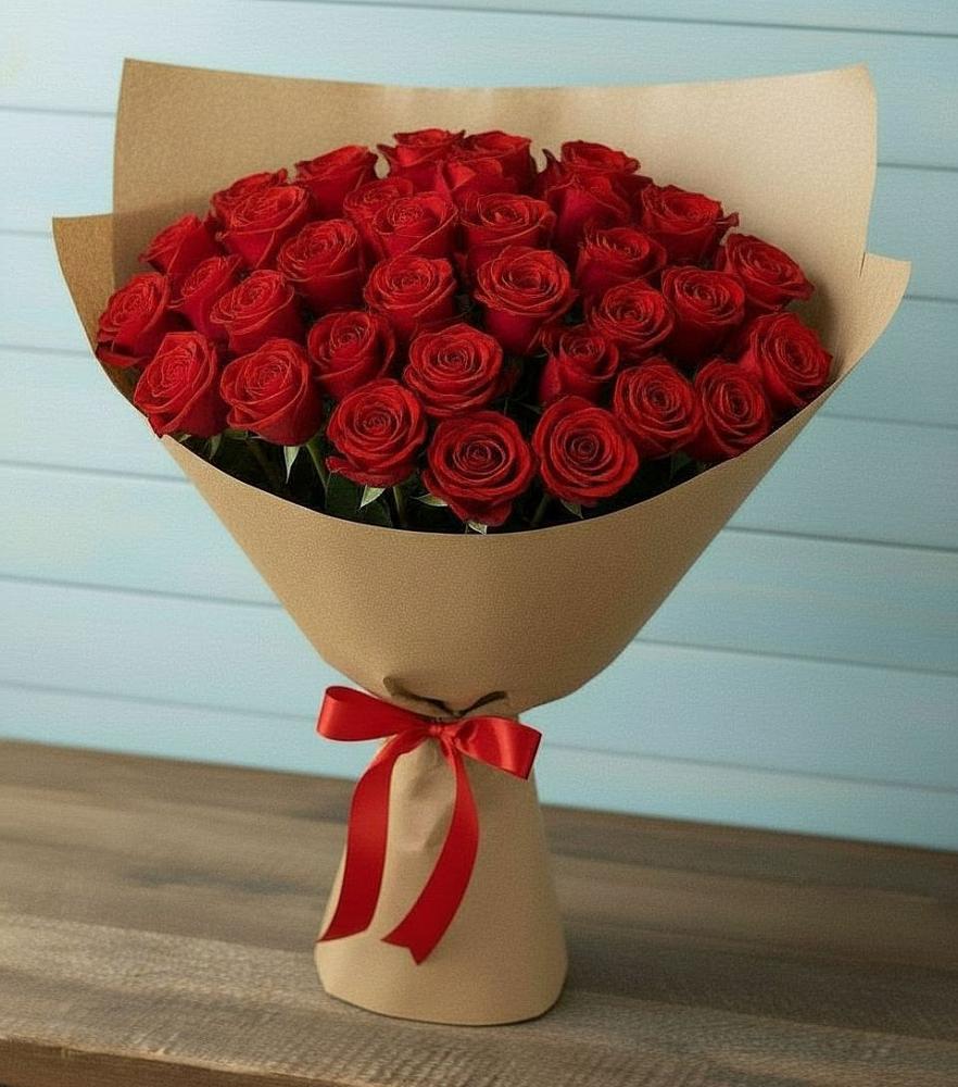 Букет Красные розы Милано в Алупке