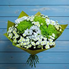 Букет цветов из:  Хризантемы в Алупке