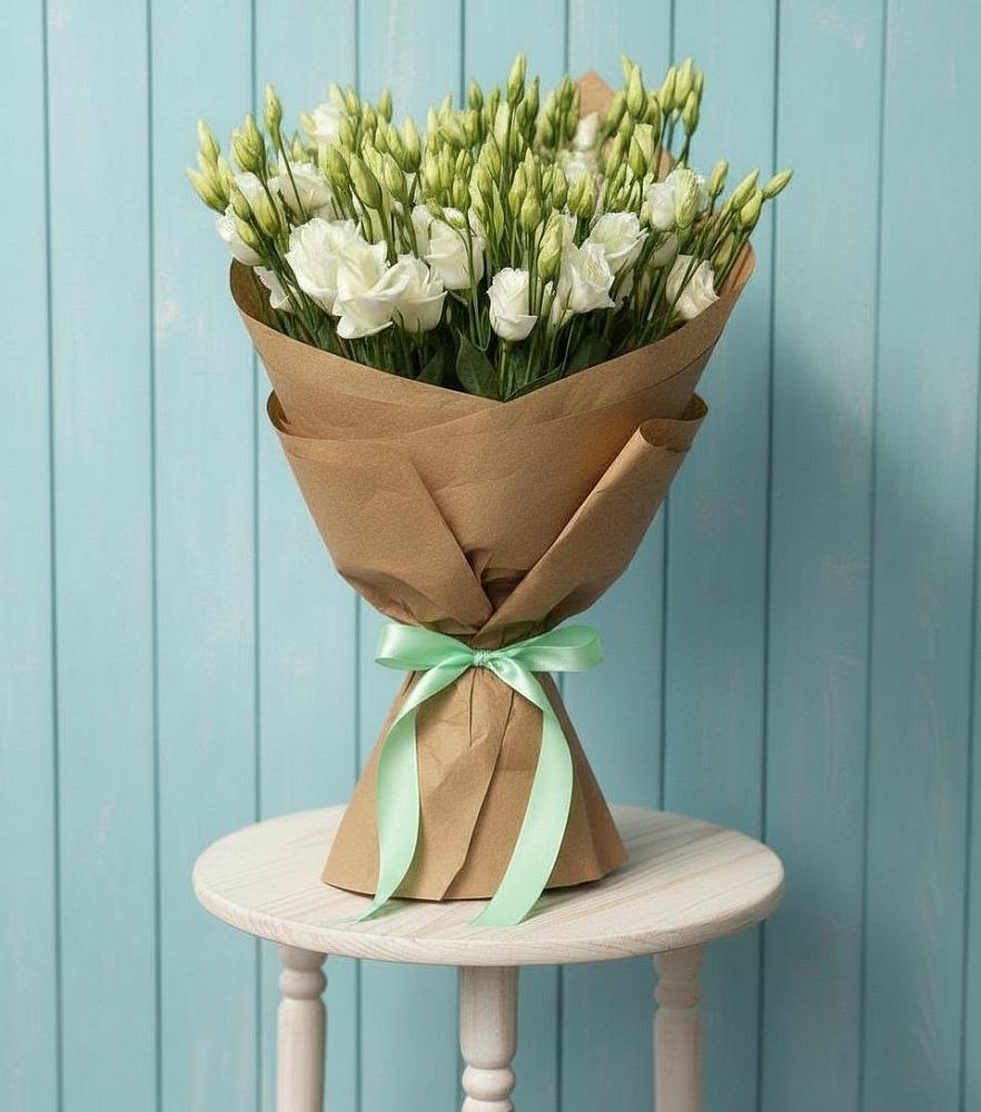 Букет цветов из: Лизиантусы в Алупке