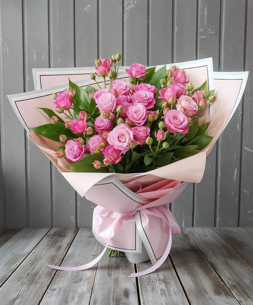 Букет Розовый кустик в Алупке