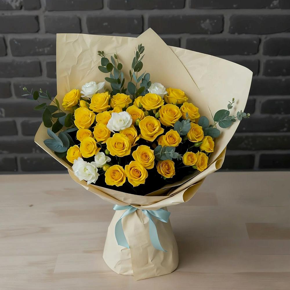 Букет цветов из: Розы в Алупке