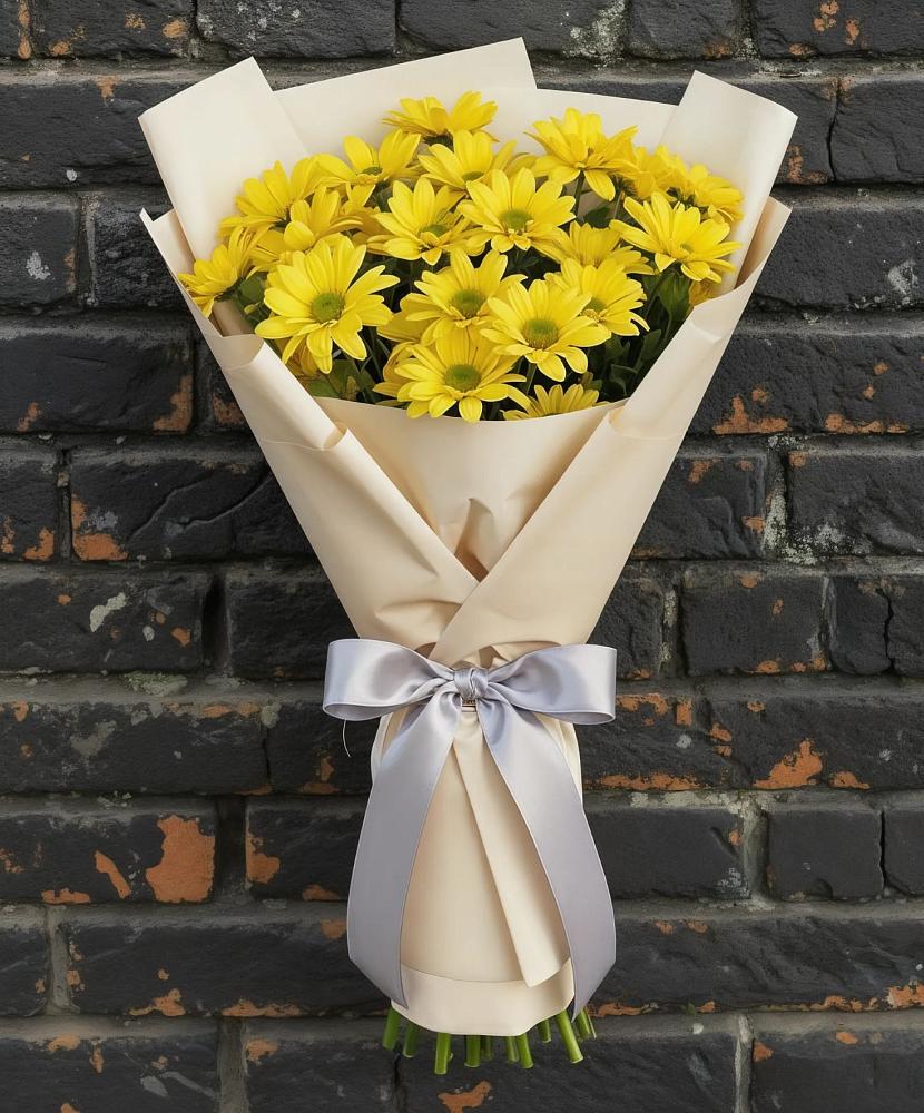 Букет цветов из: Хризантемы в Алупке
