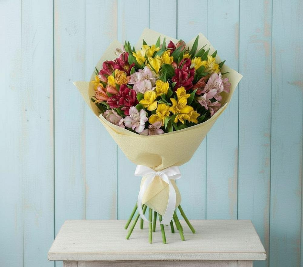 Букет цветов из: Альстромерии в Алупке